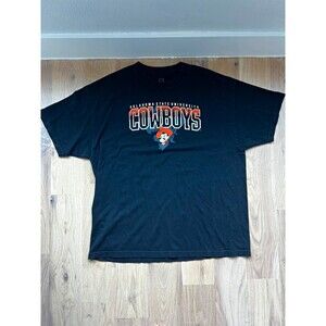 CI Sport Oklahoma State Cowboys OSU Black Graphic T-Shirt Shirt Size XXL